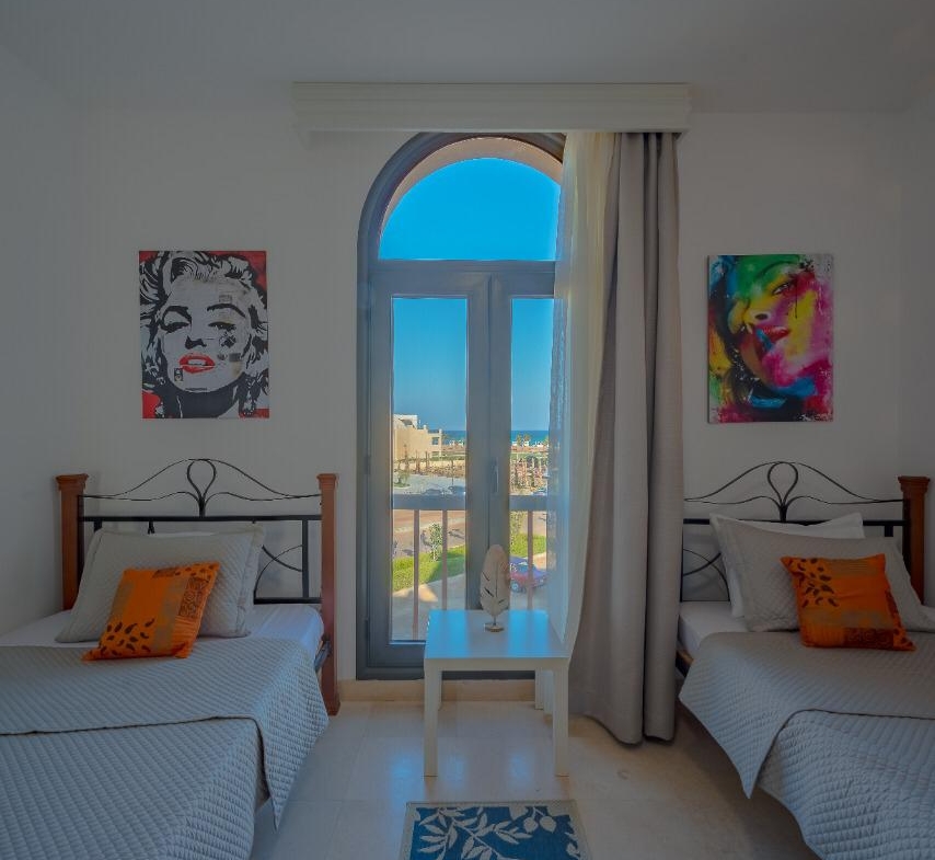 New Marina El Gouna 2 Bedrooms Penthouse For Sale in El Gouna Marina with Roof and Jacuzzi