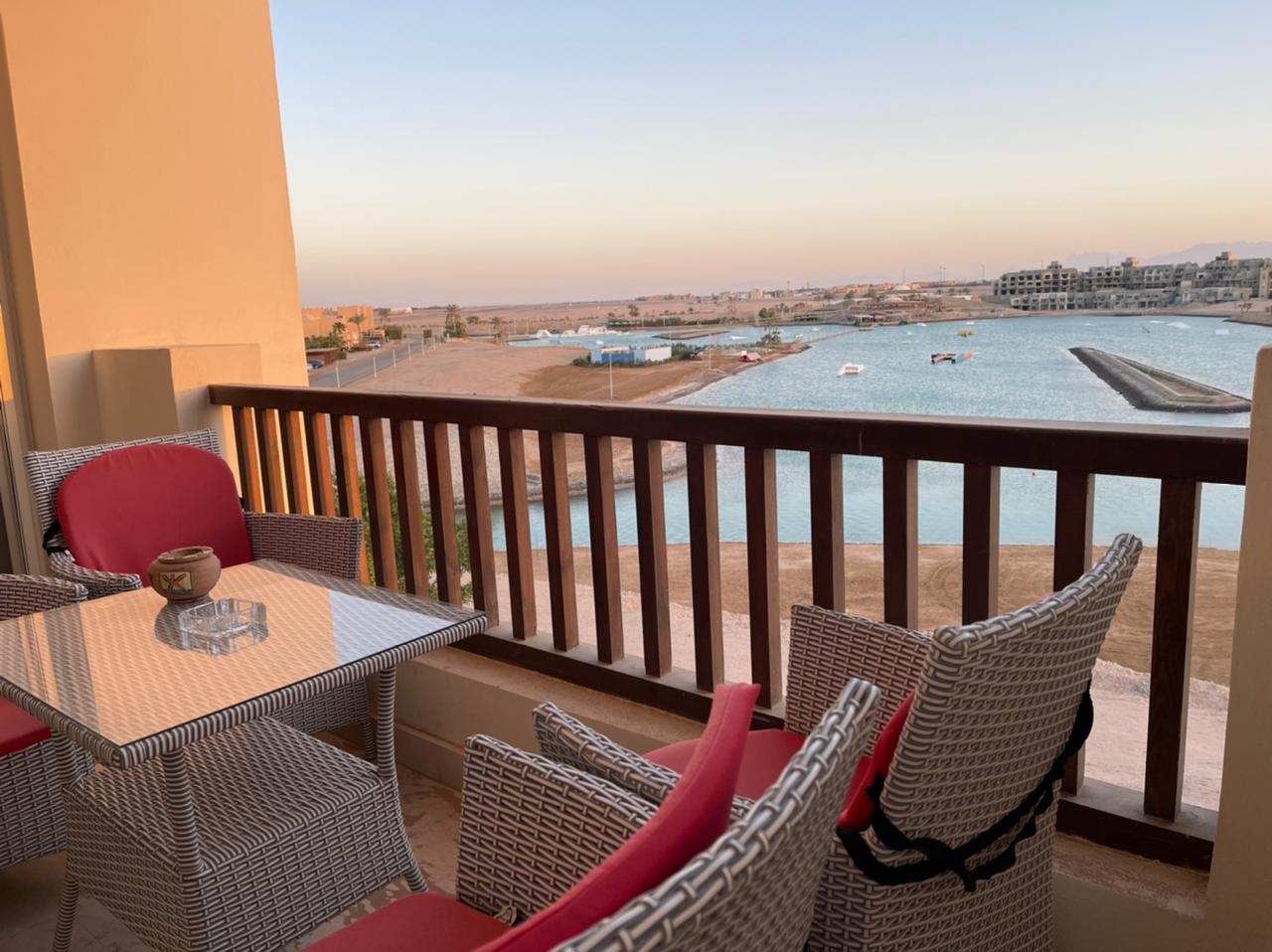 El Gouna One Bedroom Apartment for sale in Water Side Condos El Gouna with private Roof