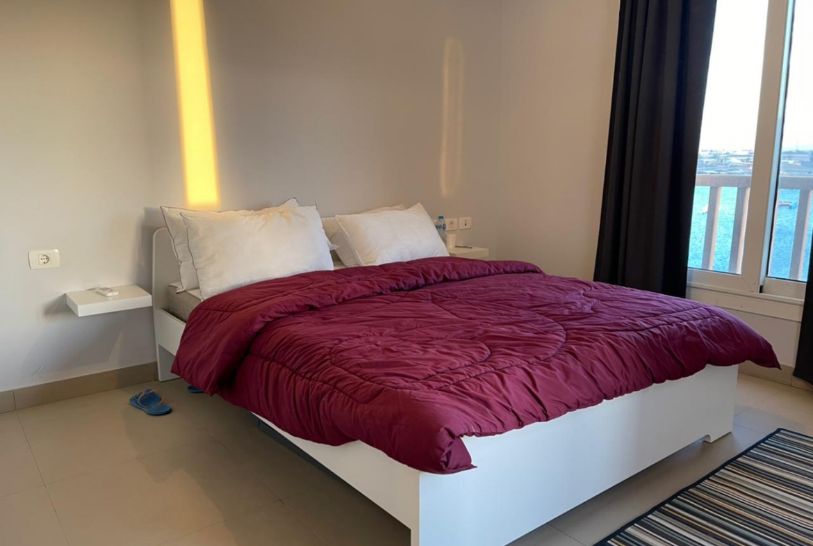 El Gouna One Bedroom Apartment for sale in Water Side Condos El Gouna with private Roof