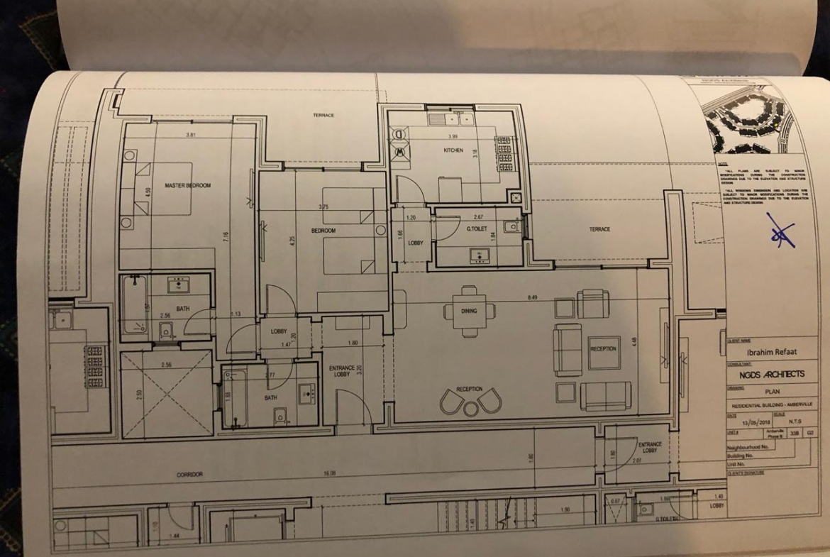 Two Bedrooms For Sale Ground At “Amberville” By Newgiza West Cairo – October