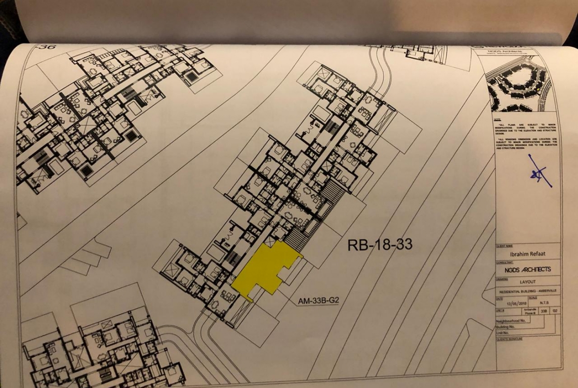 Two Bedrooms For Sale Ground At “Amberville” By Newgiza West Cairo – October