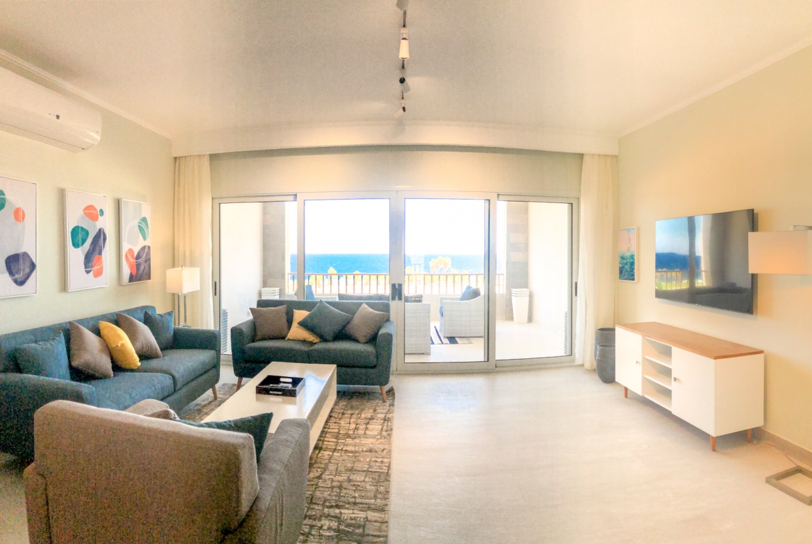 Soma Breeze By Soma Bay Two Bedrooms Apartment For Sale in Soma Bay full Sea View