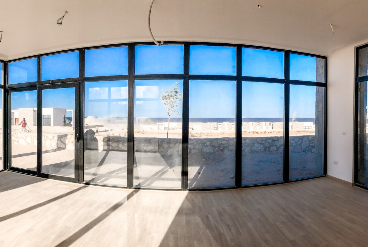 For Sale Twin Patio villa Wadi Jebal Soma Bay 3 bedrooms one Floor Sea view in Soma Bay