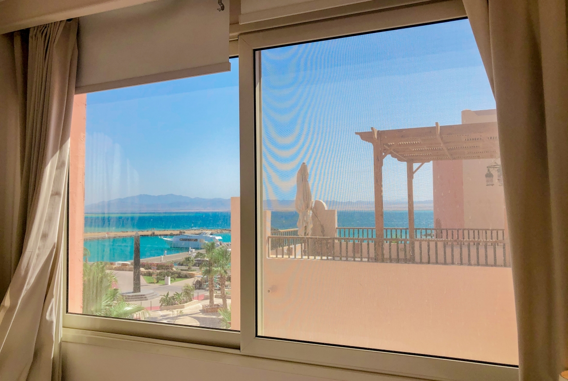 Soma Bay Marina Residence For Sale Tow Bedrooms Duplex in Soma Bay Marina and Sea View