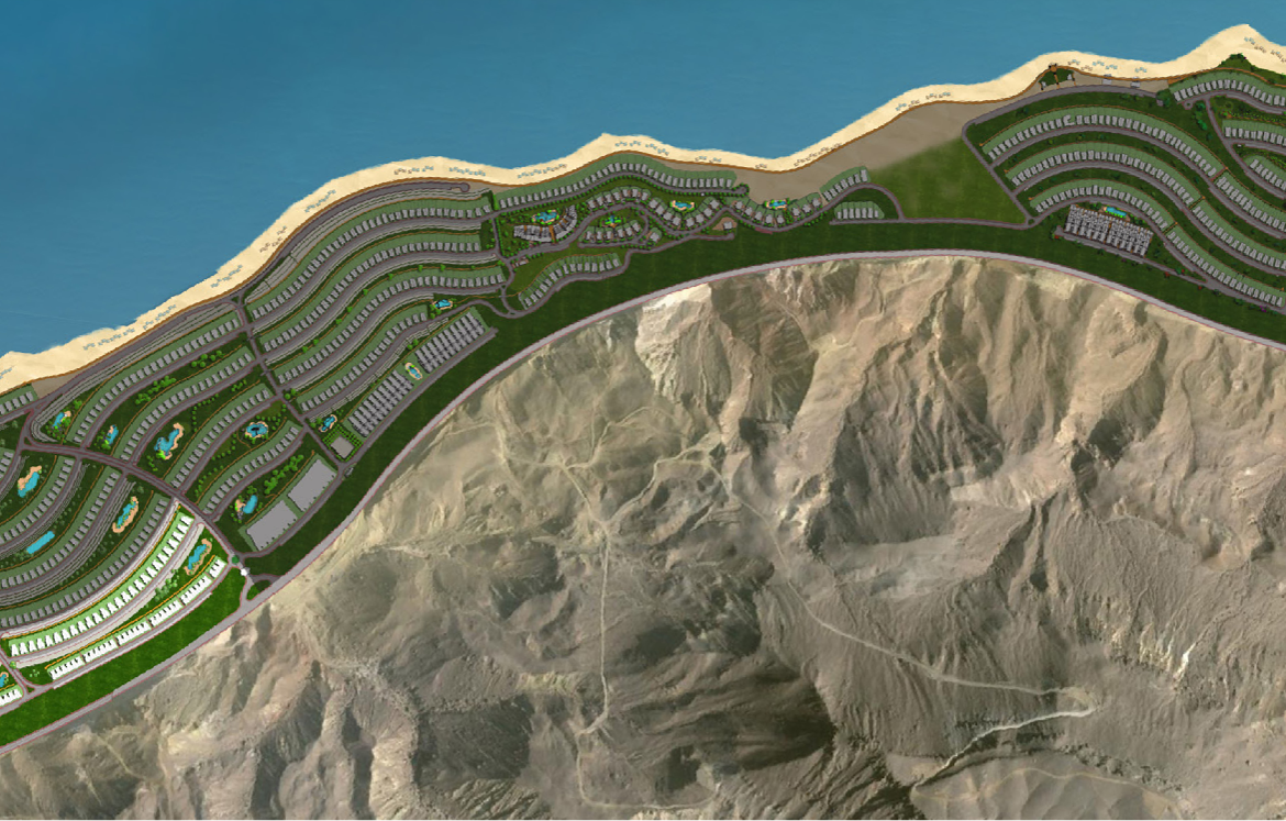 For Sale 3 Bedrooms chalets ground floor in Telal el Sokhna