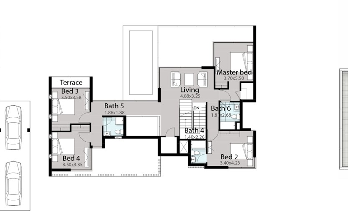 Four Bedrooms Sea Front Villa For Sale in SBay North Coast