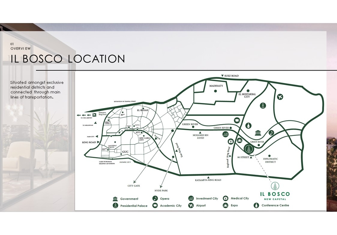 Twin House corner For Sale in IL BOSCO  Misr Italia compound New capital