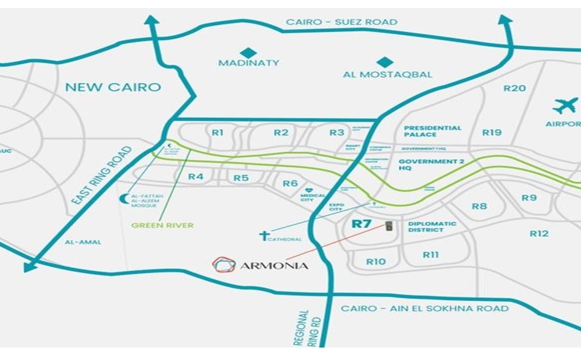 Ciello Villa For Sale in Armonia compound New capital