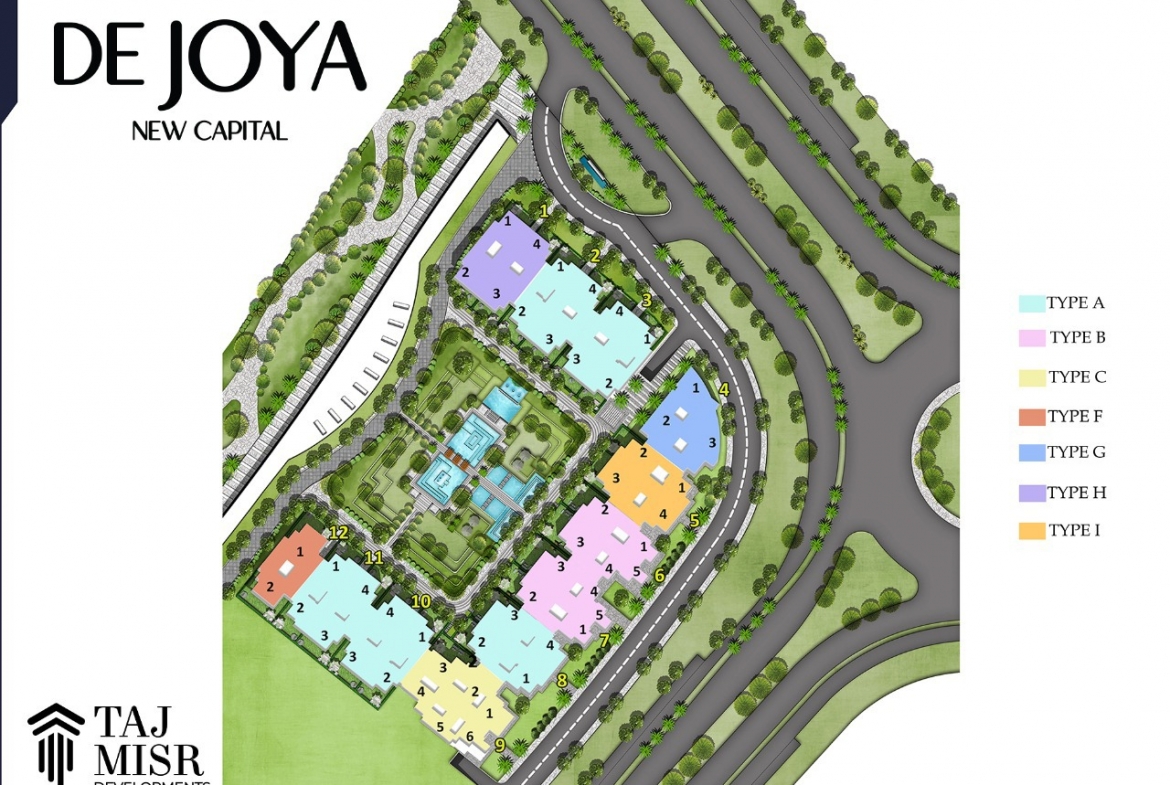 Apartment For Sale 3 Bedrooms In De Joya , New Capital