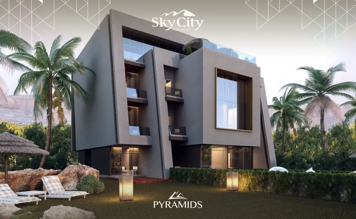 Two Bedrooms Chalet For Sale in Sky City in New Galala City