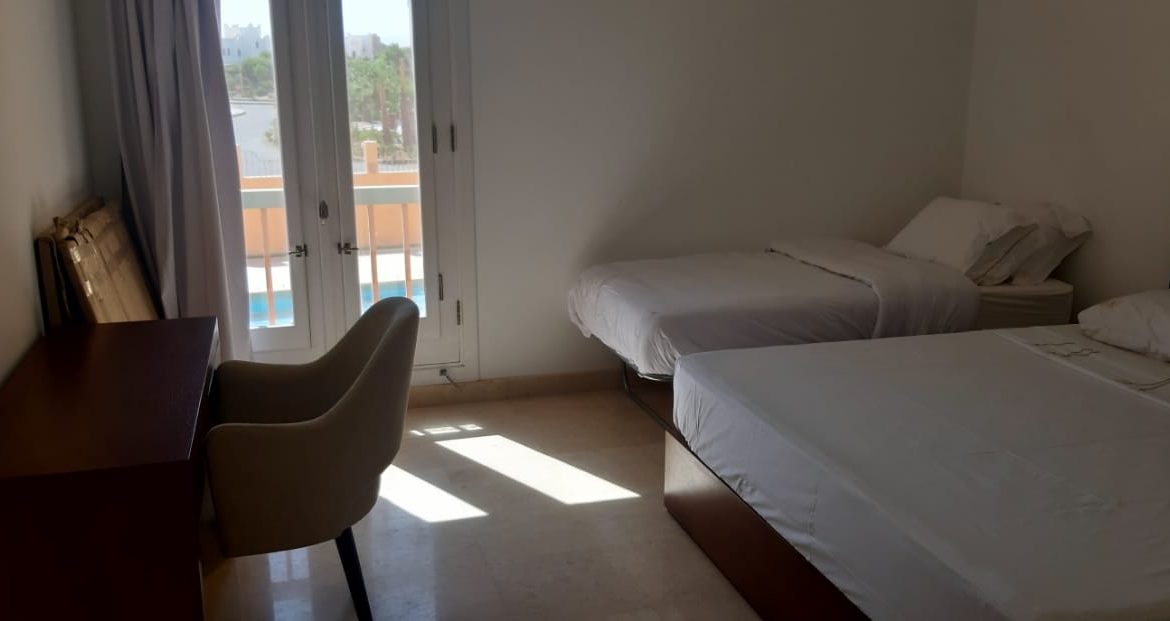 For Sale in New Marina El Gouna Three Bedrooms Apartment Marina View in El Gouna