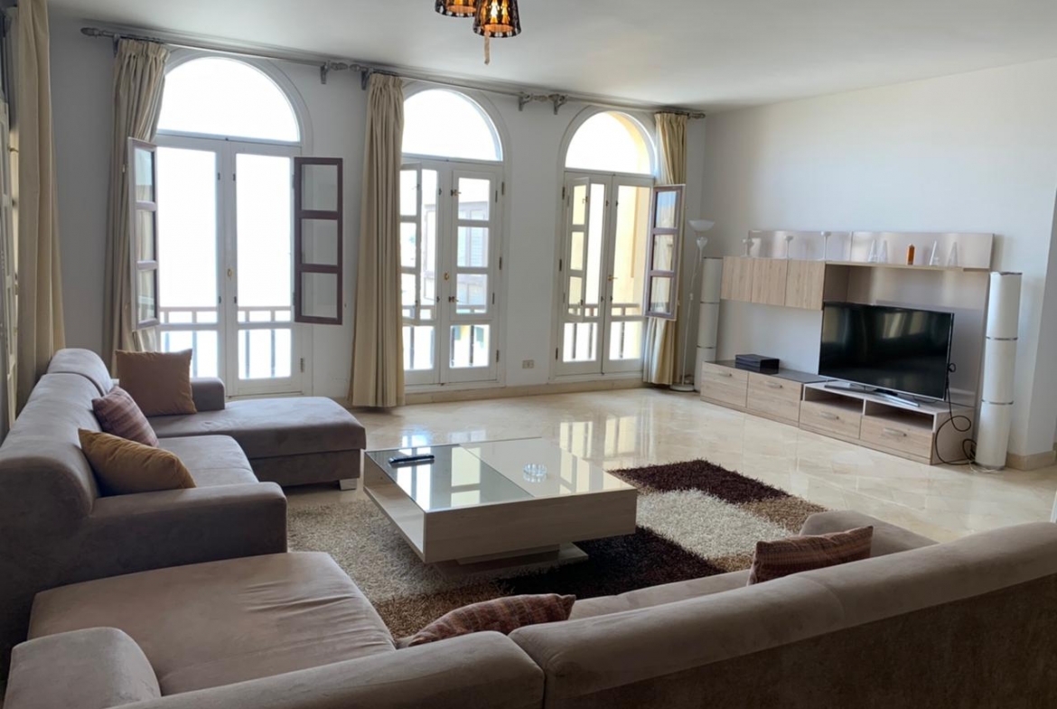 For Sale in Abu Tig Marina El Gouna Three Bedrooms Apartment Full Sea and Marina View in El Gouna
