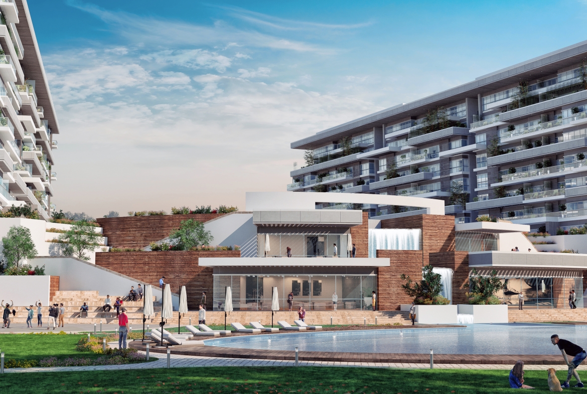 3 Bedrooms + 56 Sq  Garden Apartment For Sale In Scenario New Capital