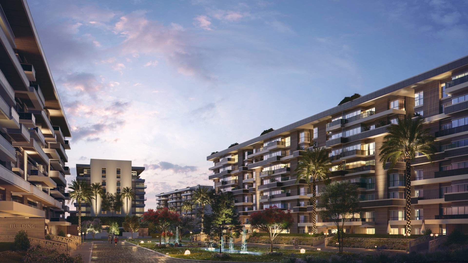 3 Bedrooms + 56 Sq  Garden Apartment For Sale In Scenario New Capital