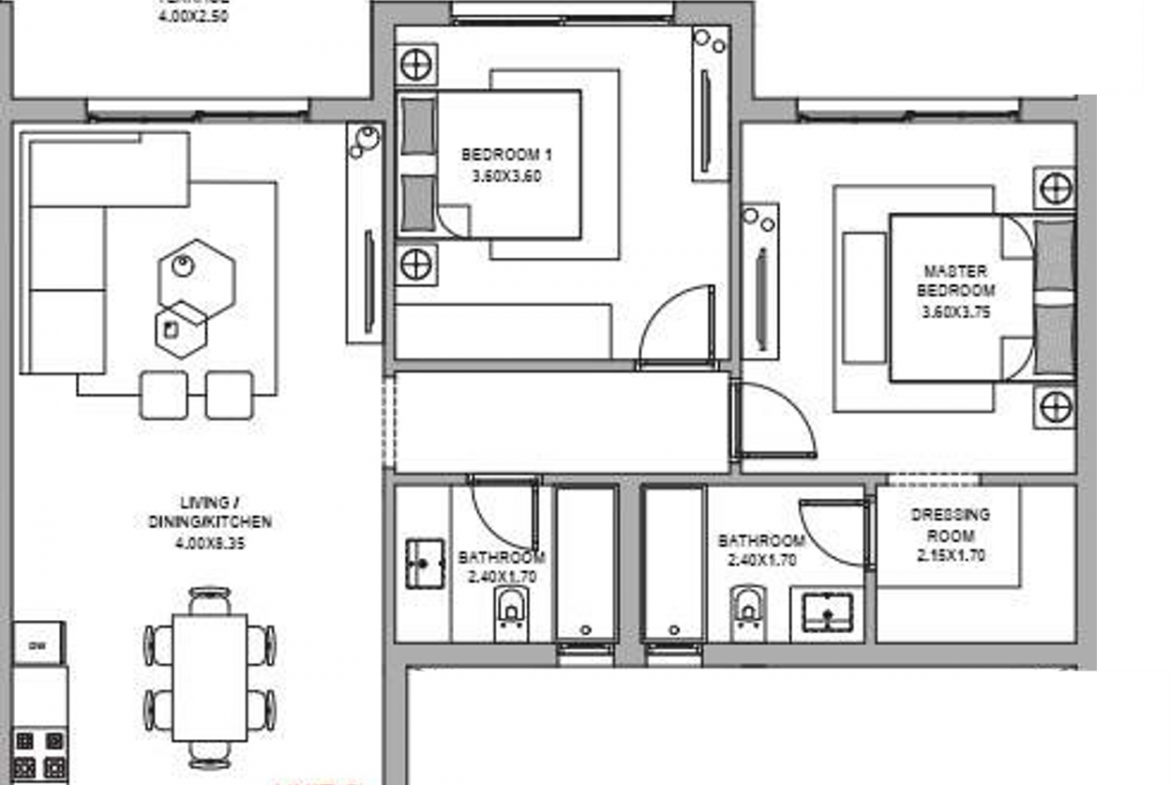 Aqua Chalet For Sale Two Bedrooms Sea View At “JUNE” By Sodic North Coast