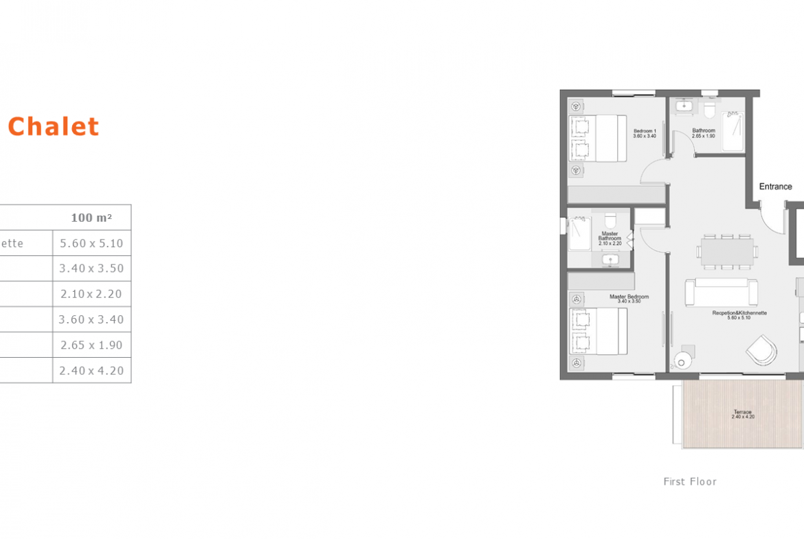 For Sale Two Bedroom Apartment Sea View at DBay North Coast