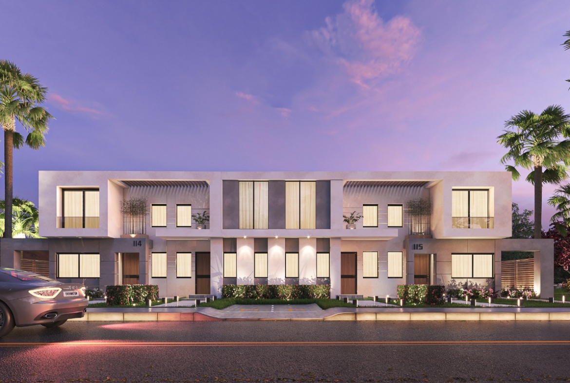 Town house For Sale fully finished in Zahra New Alamein City