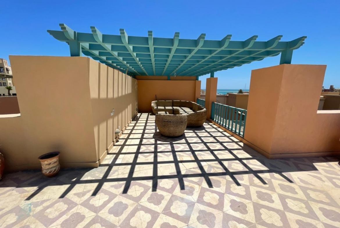 For Sale in Abu Tig Marina El Gouna apartment with Roof in El Gouna