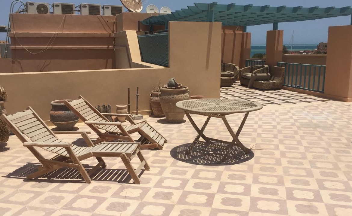 For Sale in Abu Tig Marina El Gouna apartment with Roof in El Gouna