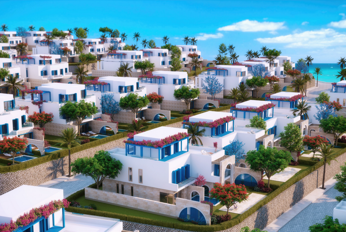 Sea Front Stand Alone Villa For Sale in Naia Bay Ras El Hekma North Coast