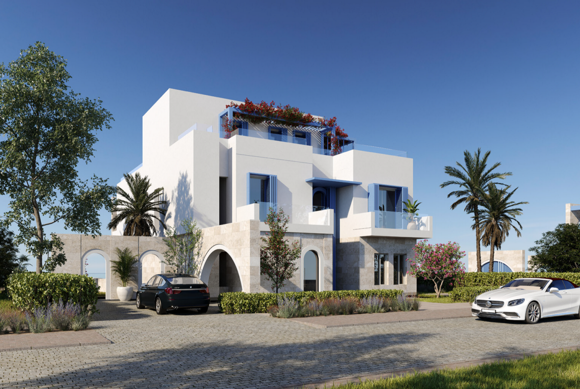 Sea Front Stand Alone Villa For Sale in Naia Bay Ras El Hekma North Coast