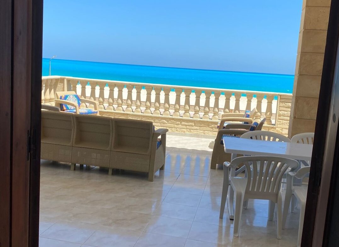 Sea Front Penthouse Chalet For Sale with Roof and Garden in Lotus North Coast