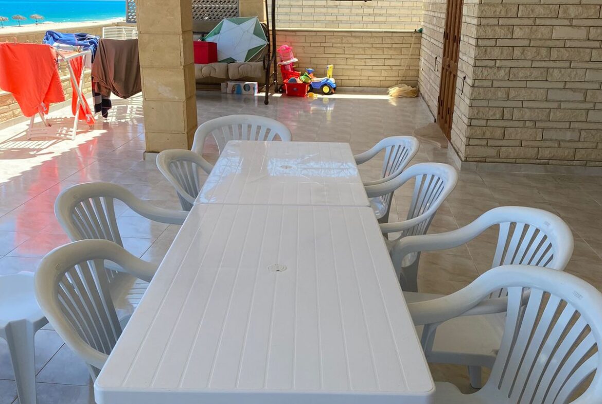 Sea Front Penthouse Chalet For Sale with Roof and Garden in Lotus North Coast