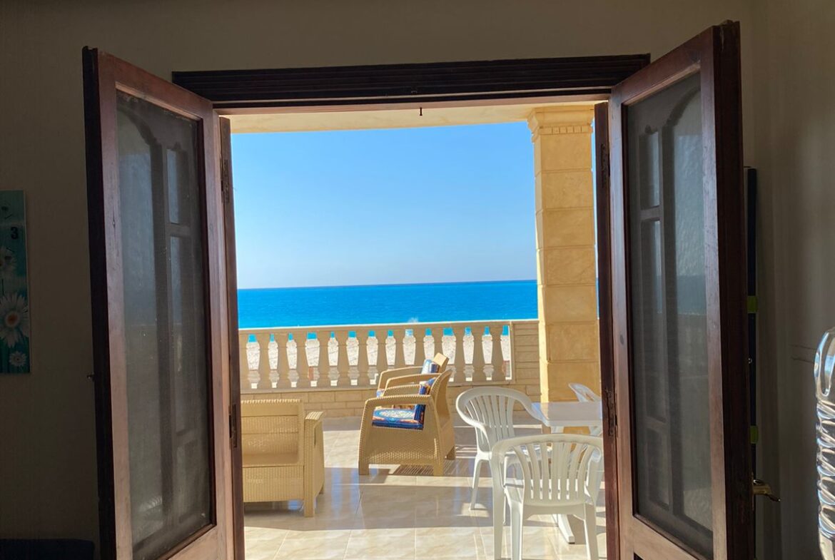 Sea Front Penthouse Chalet For Sale with Roof and Garden in Lotus North Coast