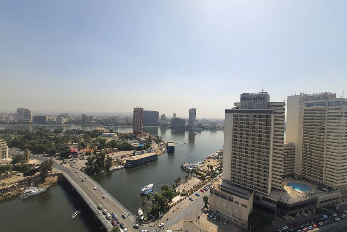 Apartment for Sale with Panoramic Nile and city view in El Dokki West Cairo