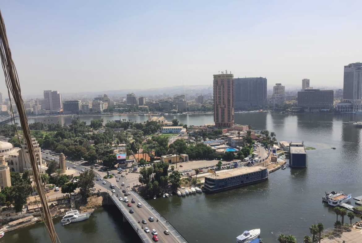 Apartment for Sale with Panoramic Nile and city view in El Dokki West Cairo