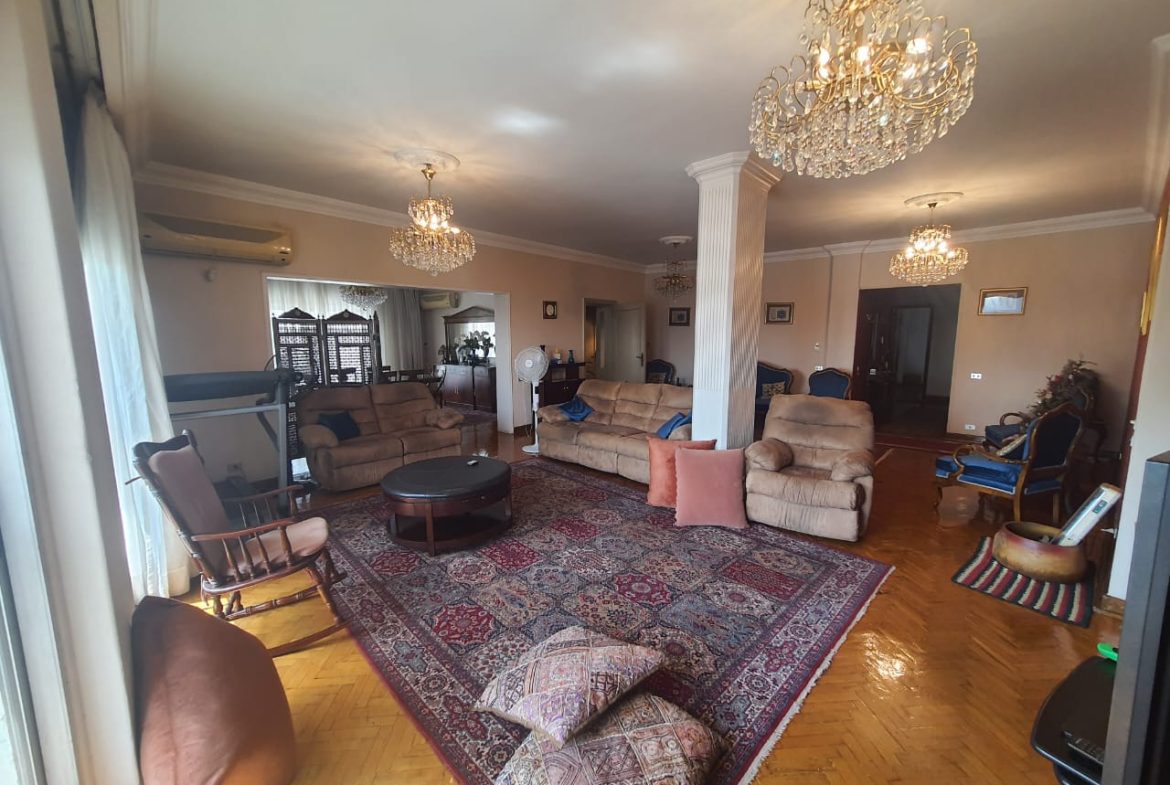 Apartment for Sale with Panoramic Nile and city view in El Dokki West Cairo