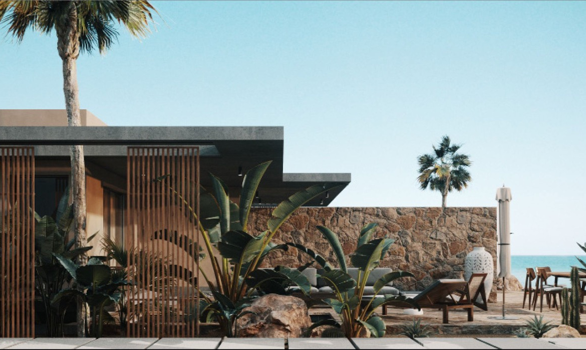 For Sale: Mesca Twin Chalet | 1 Bedroom • 1 Bathroom | 73 sqm BUA • 200 sqm Plot | Partial Sea View | Fully Finished | Delivery March 2024 | EGP 12,240,000