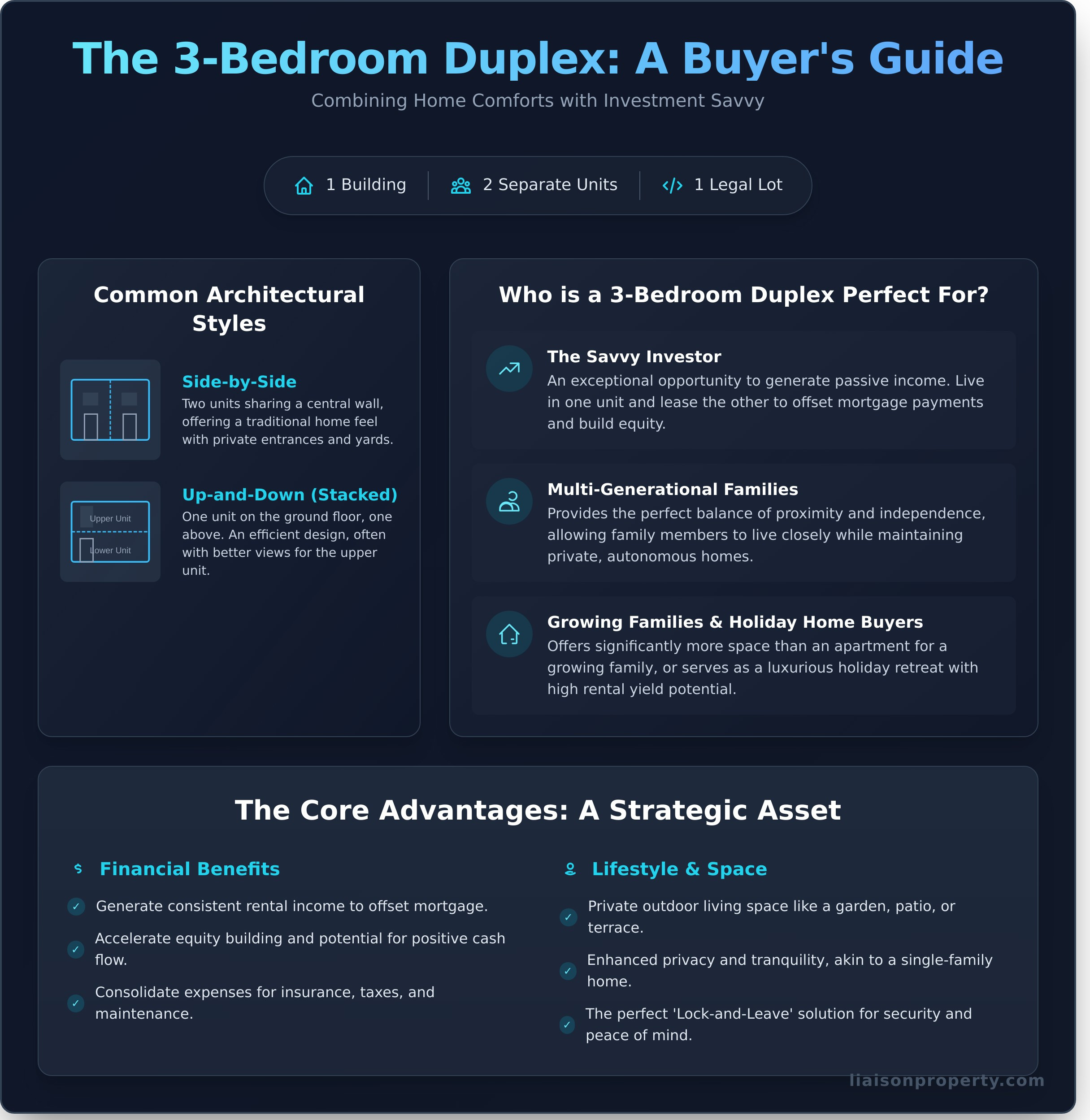 What to Look for in a 3 Bedroom Duplex: The Ultimate Buyer’s Checklist - Infographic