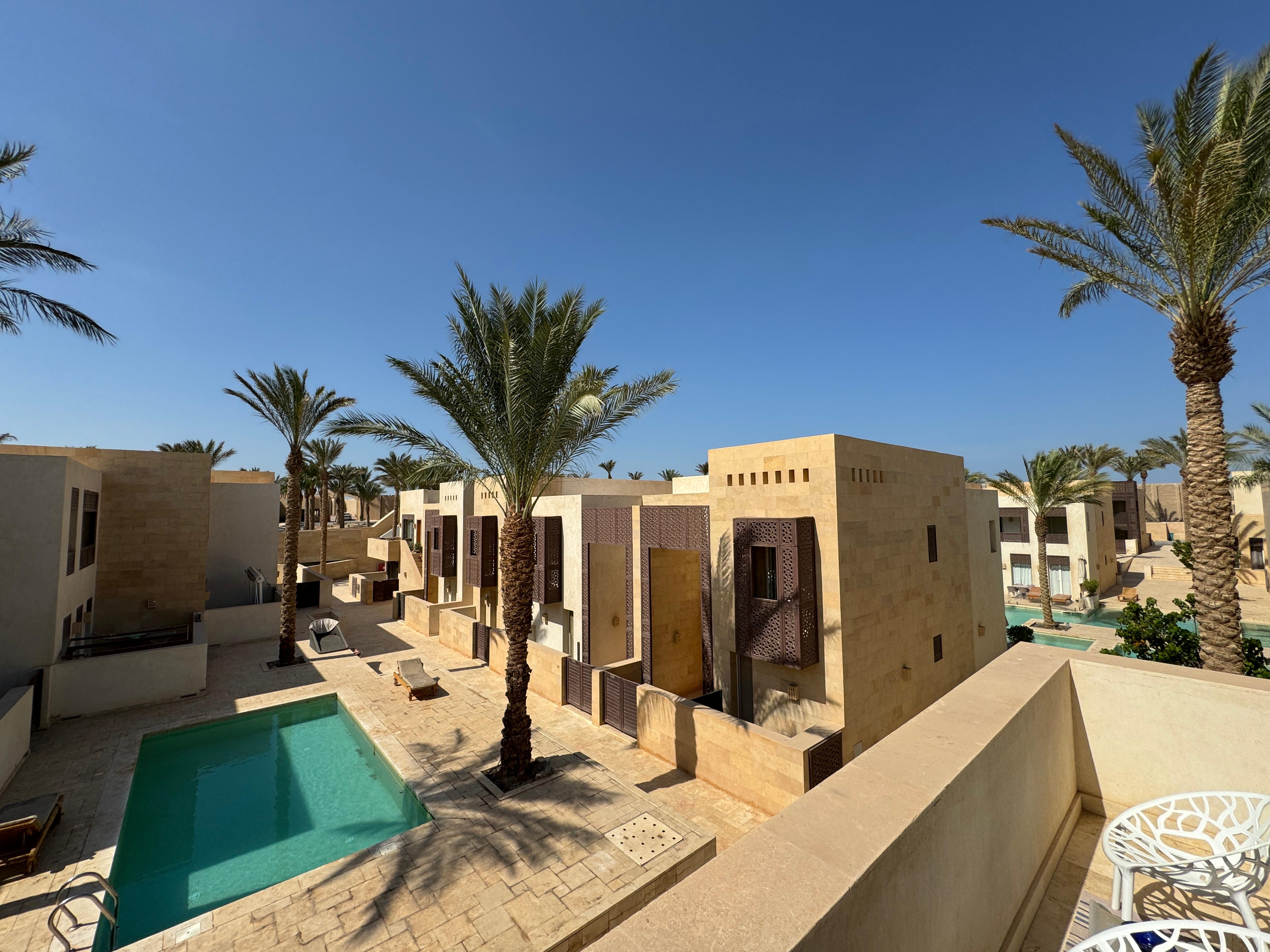 Scarab Club Swimming Pools El Gouna | Luxury Compound Aerial View | Pool Wohnanlage Scarab Club El Gouna