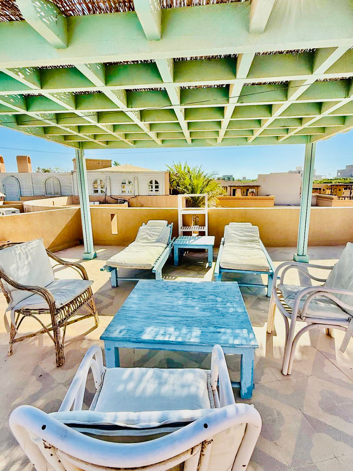 Rooftop terrace Abu Tig Marina penthouse El Gouna | Dachterrasse Penthouse Abu Tig Marina El Gouna