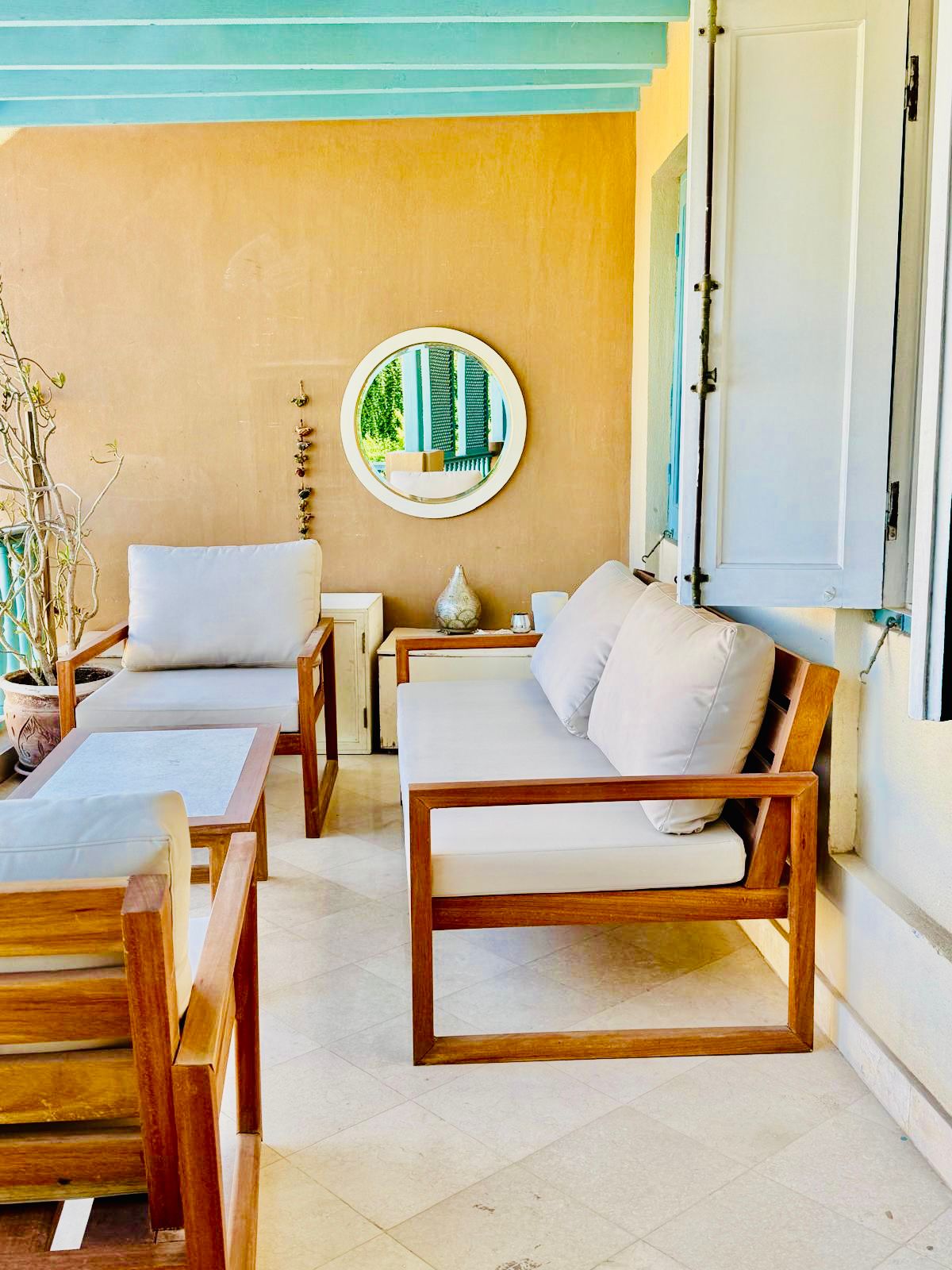 Outdoor seating area penthouse Abu Tig Marina El Gouna | Außensitzbereich Penthouse El Gouna