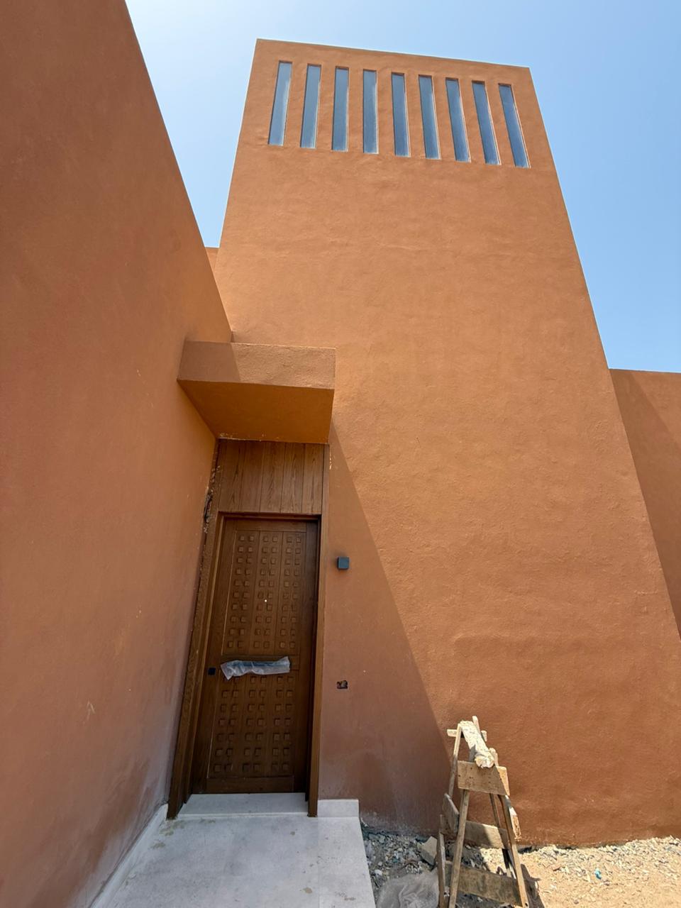 North Bay El Gouna villa exterior warm terracotta facade | Außenansicht Terrakotta North Bay El Gouna Villa