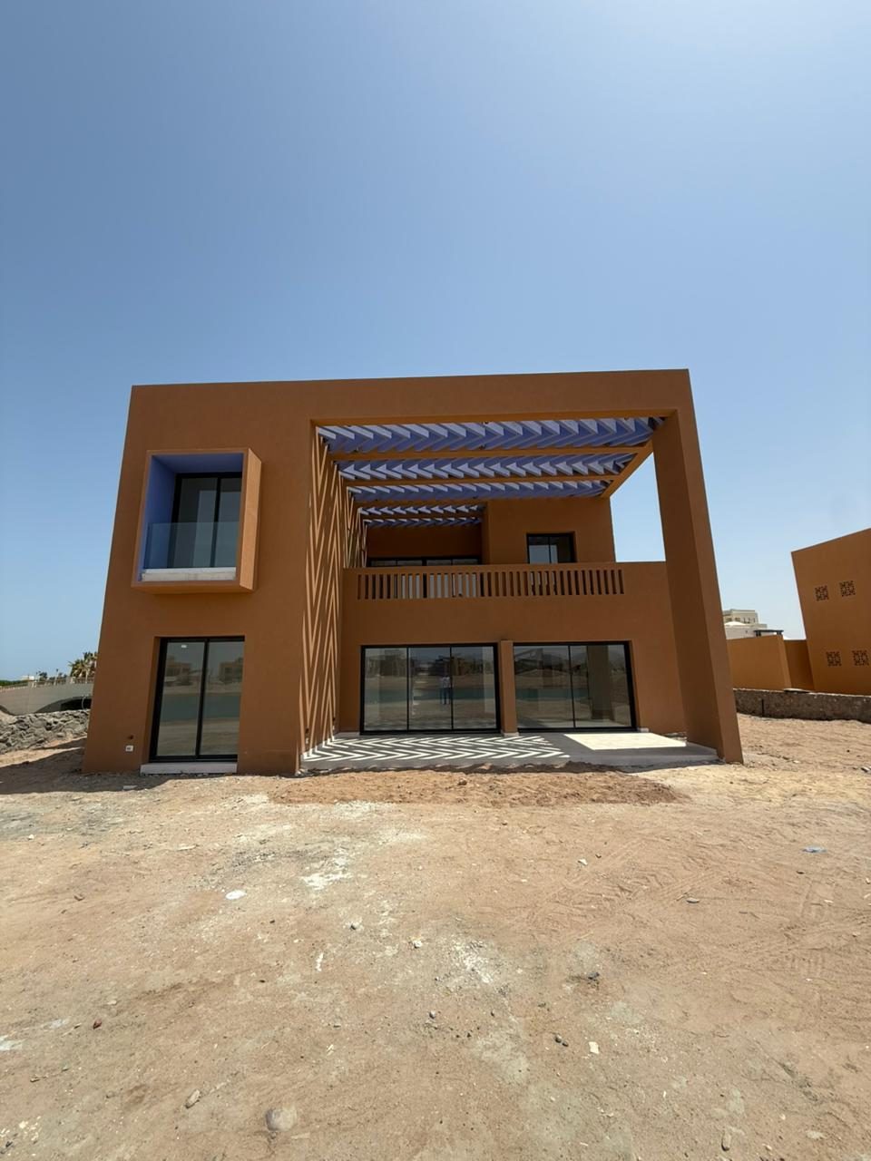 Modern standalone villa with private pool and lagoon view in El Gouna