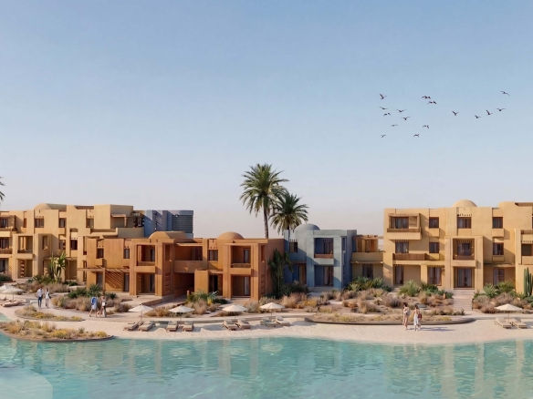 For Sale: 1 Bedroom Apartment in Nuba Residence, El Gouna | New Launch by Orascom Development | BUA 80 sqm | Signature Sandy Pool | From USD 354,000