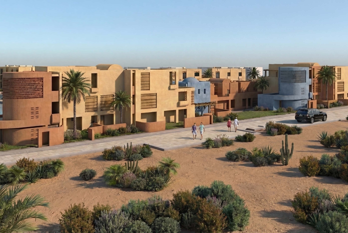 For Sale: 1 Bedroom Apartment in Nuba Residence, El Gouna | New Launch by Orascom Development | BUA 80 sqm | Signature Sandy Pool | From USD 354,000