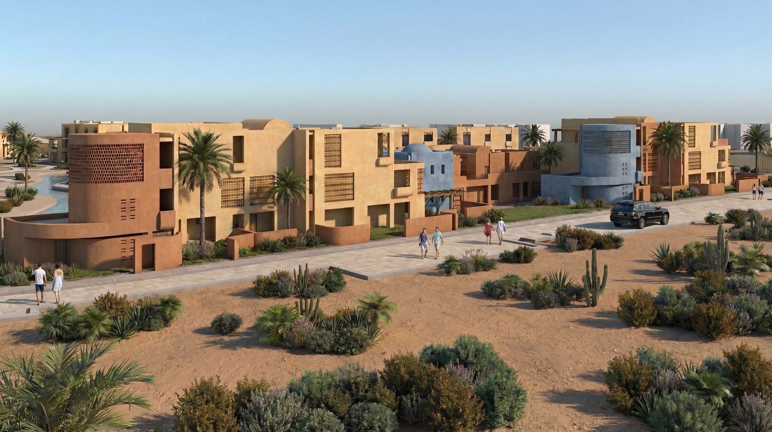 shared_02_exterior_b For Sale: 1 Bedroom Apartment in Nuba Residence, El Gouna | New Launch by Orascom Development | BUA 80 sqm | Signature Sandy Pool | From USD 354,000