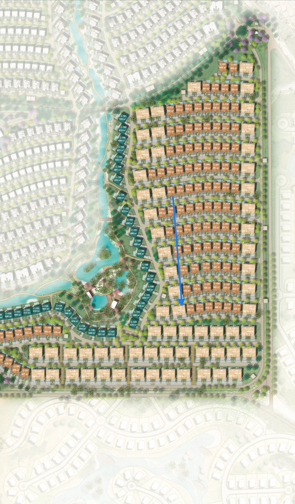 site-location-map West Bay Almaza Bay site plan and location map