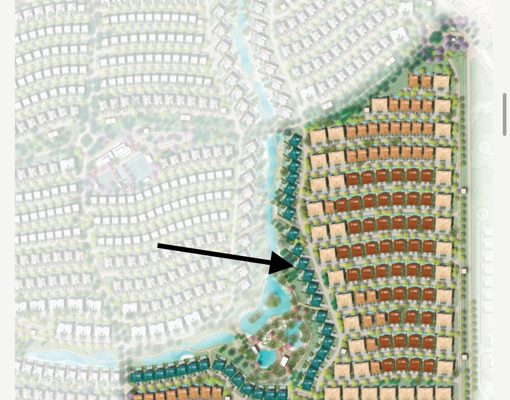 West Bay Almaza Bay site plan and location map
