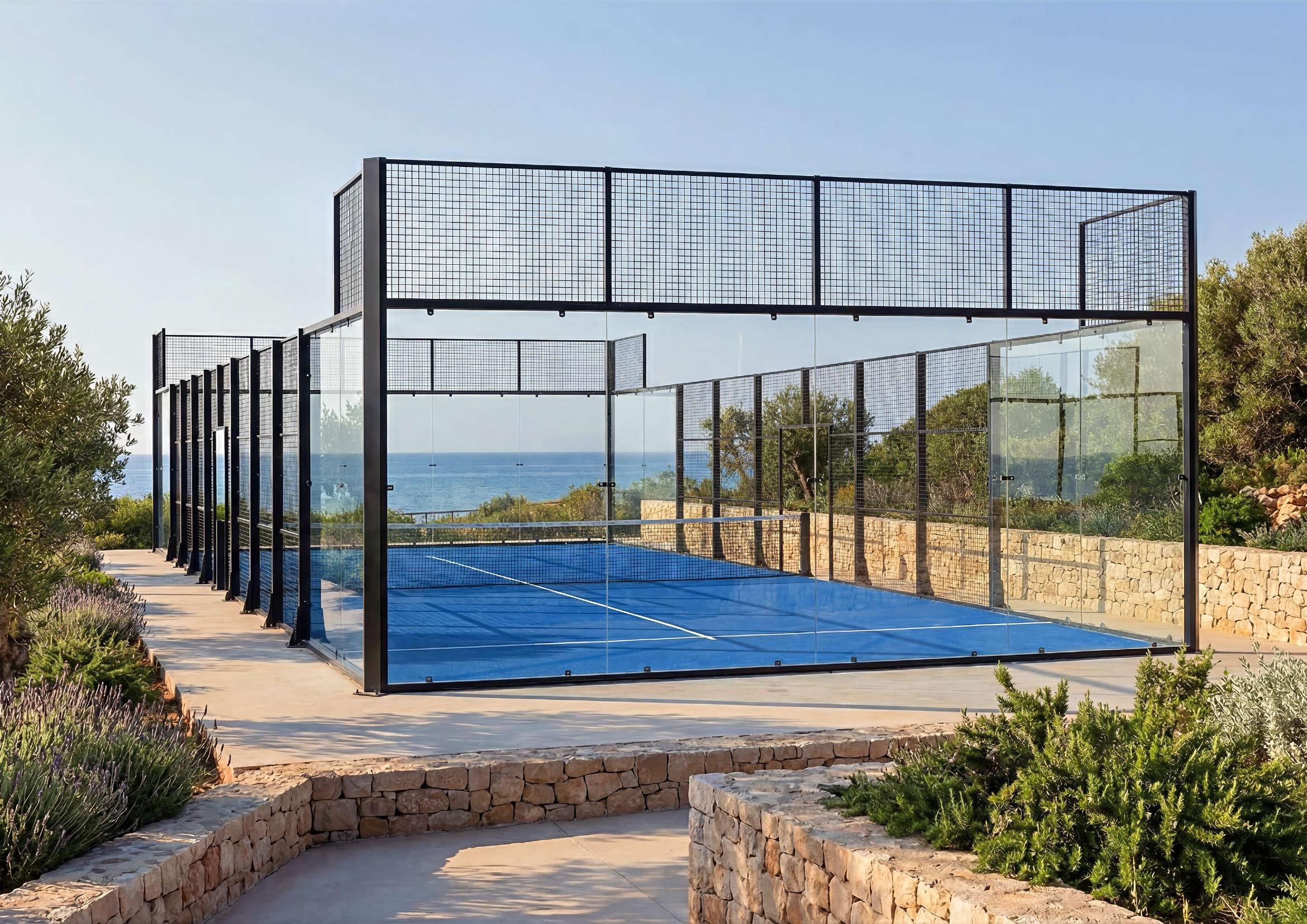 Padel court at Bellevue Residence