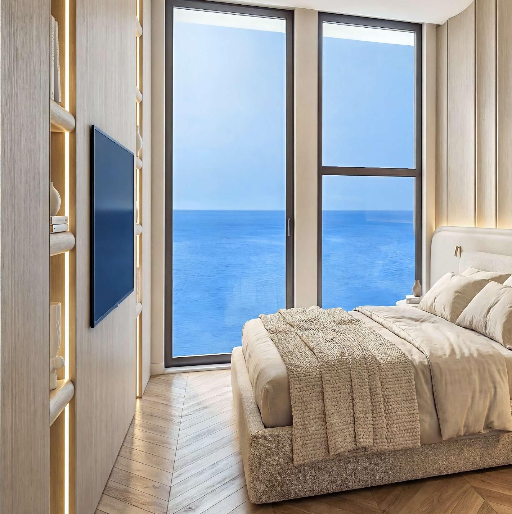 Bedroom with terrace access