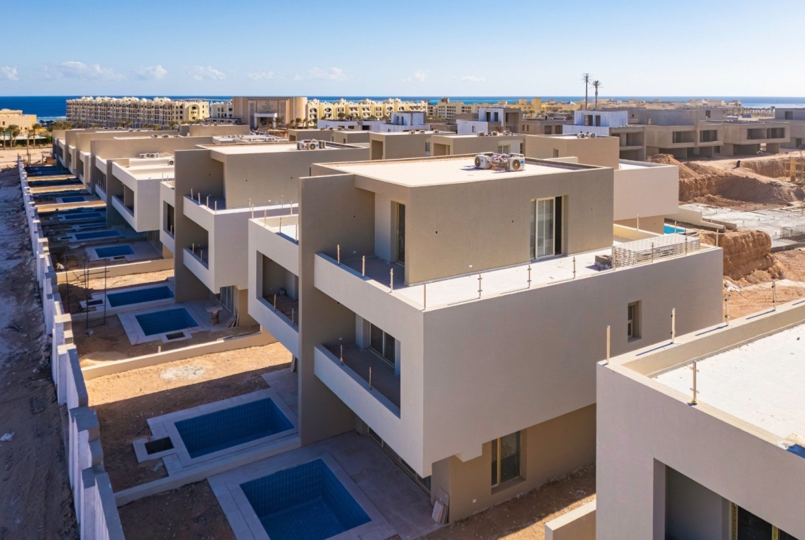 For Sale: 3 Bedroom Town Corner Villa in IL Bayou, Sahl Hasheesh | BUA 265 sqm | From EGP 28,000,000