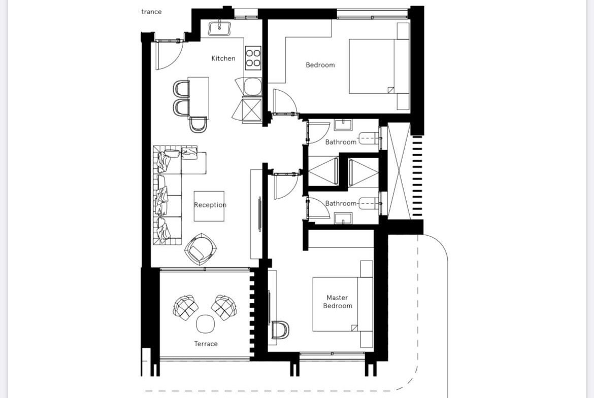 For Sale: 2 Bedroom Apartment in Blanca, Soma Bay | BUA 113 sqm | EUR 350,000
