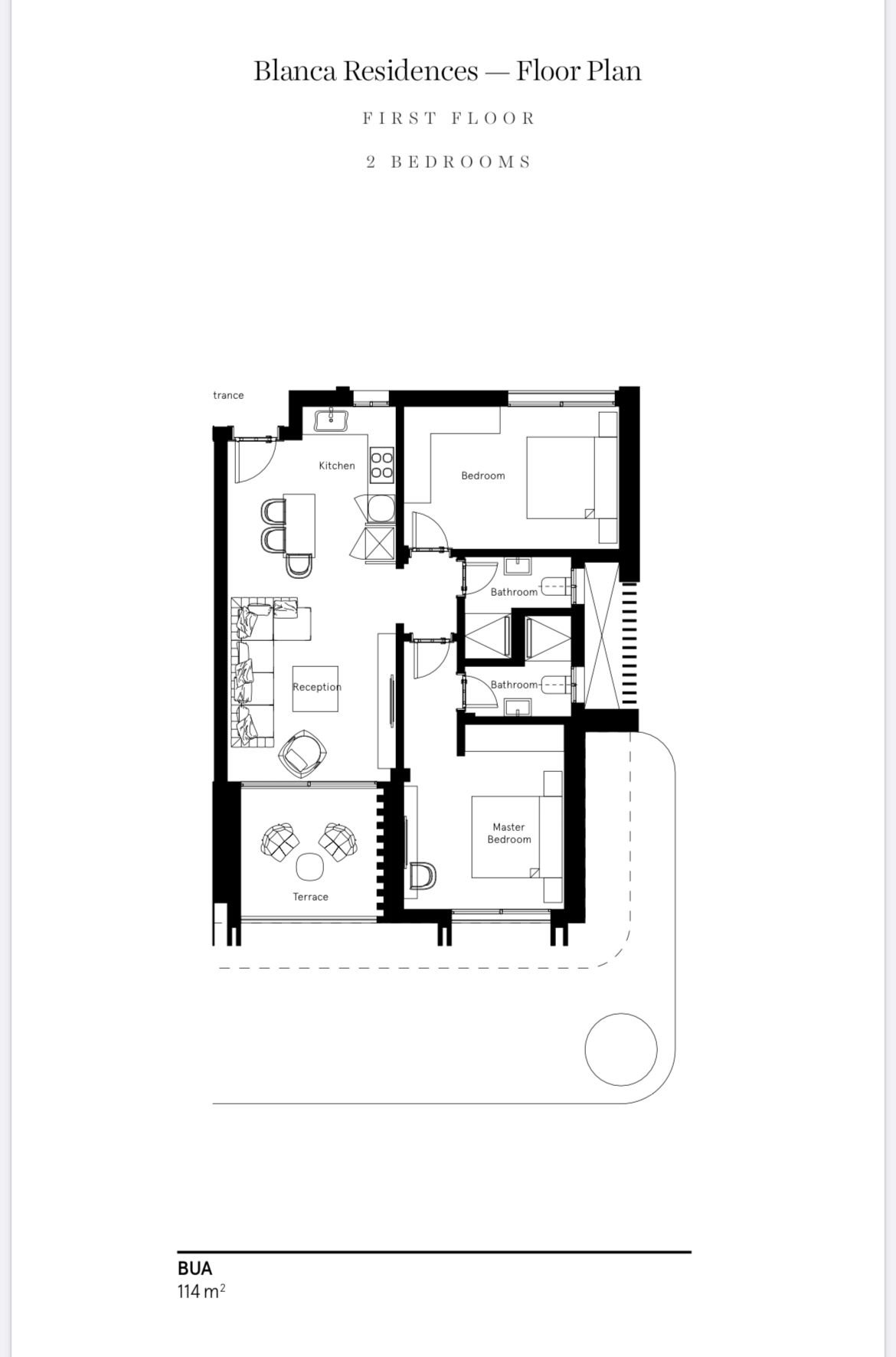 For Sale: 2 Bedroom Apartment in Blanca, Soma Bay | BUA 113 sqm | EUR 350,000