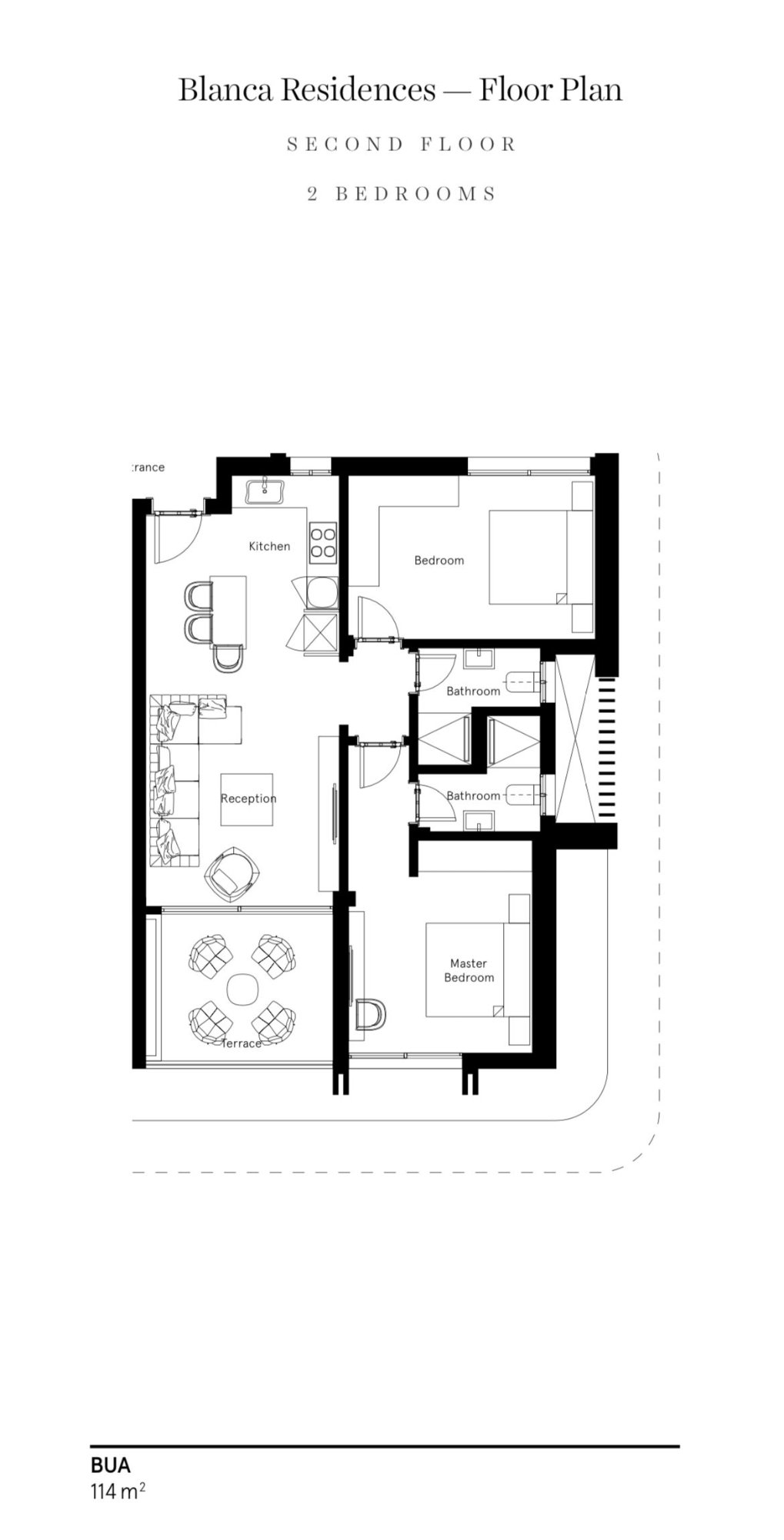 For Sale: 2 Bedroom Apartment in Blanca, Soma Bay | BUA 113 sqm | EUR 350,000